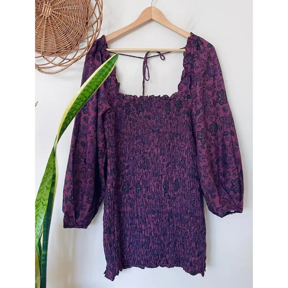 Free People Smock It To Me Mini Dress - Picture 5 of 10